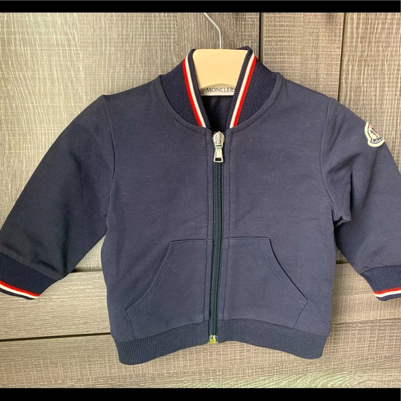 Authentic Moncler baby boy jacket 6 mo-12 mo - Picture 1 of 4